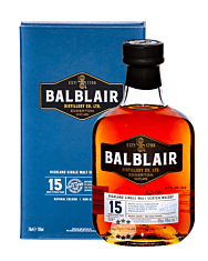 Balblair 15 Jahre Highland Single Malt Scotch Whisky / 46 % Vol. / 0,7 Liter-Flasche in Geschenkbox