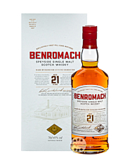 Benromach 21 Years Speyside Single Malt Scotch Whisky / 43 % Vol. / 0,7 Liter-Flasche in Geschenkbox