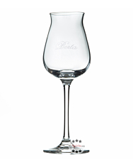 Berta Grappa-Glas – Kelchglas mit Stiel / 2cl Eichstrich / H: ca. 17 cm