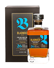 Bladnoch Talia 26 Year Old Lowland Single Malt Scotch Whisky / 44 % Vol. / 0,7 Liter-Flasche in Geschenkkarton