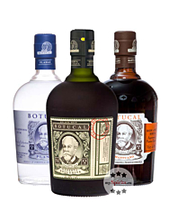 Botucal Rum Set: Reserva Exclusiva, Mantuano, Planas (40 - 47 % Vol. / 3 x 0,7 Liter) 