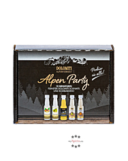 Dolomiti Geschenkset Alpen Party Miniaturen-Probierset / 16 – 40 % Vol. / 10 x 0,02 Liter-Flasche