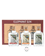 Elephant Gin Tasting Set Miniaturen-Probierset / 35 - 57 % Vol. / 3 x 0,05 Liter-Flasche