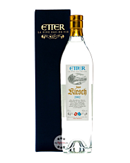 Etter Zuger Kirsch Jahrgangskirsch 2002 – Kirschwasser in der Geschenkschachtel / 42% vol. 0,7 Liter-Flasche