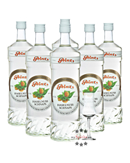 Prinz: Haselnuss-Schnaps Kombi / 40 % Vol. / 6 x 1,0 Liter-Flaschen + 1 x mySpirits-Schnapskelch