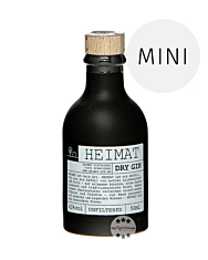 Heimat Dry Gin Mini / 43 % Vol. / 0,05 Liter-Flasche