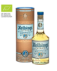 Helbings Feiner Aquavit Bio Limited Edition / 42 % Vol. / 0,5 Liter-Flasche in Geschenkdose