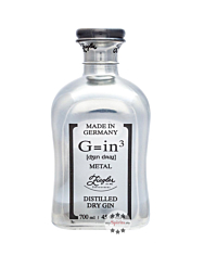 Ziegler Gin G=in3 Classic Metal – Distilled Dry Gin der Brennerei Ziegler / 45 % vol. 0,7 Liter-Flasche