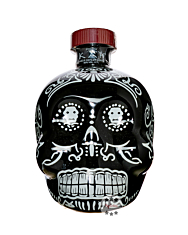 Kah Tequila Añejo / 40 % Vol. / 0,7 Liter in schwarzer Totenkopf-Flasche