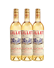 Lillet Wild Blanc Weinaperitif 3er-Set / 17 % Vol. / 3 x 0,75 Liter-Flasche