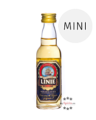 Linie Aquavit Kümmelschnaps Mini / 41,5 % Vol. / 0,04 Liter-Flasche