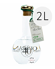 Nonino Grappa Cru Monovitigno Ribolla - Klarer Grappa aus Ribolla-Reben / 45 % Vol. 2,0 Liter-Flasche