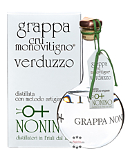 Nonino Grappa Cru Monovitigno Verduzzo - Grappa aus sortenreinen Verduzzo-Trestern / 45 % Vol. 1,0 Liter-Flasche