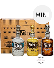 Padre Azul Tasting-Set Tequila-Probierset / 40 % Vol. / 3 x 0,05 Liter-Flasche in Geschenkbox