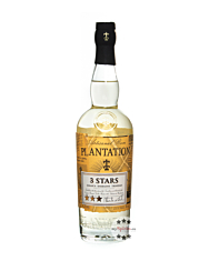 Plantation Rum 3 Stars White Artisanal Rum / 41,2 % Vol. / 0,7 Liter-Flasche