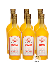 6 x Poli Bomb Eierlikör Kreme 17 / 17 % Vol. / 6 x 0,7 Liter-Flasche 