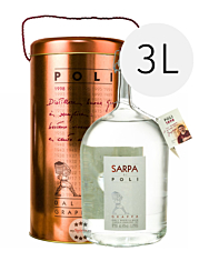 Poli Grappa Sarpa di Poli Big Mama / 40 % Vol. / 3,0 Liter-Flasche in Geschenkdose