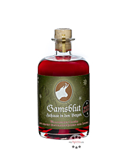 Prinz: Gamsblut Waldbeeren-Likör Winter Edition / 23 % Vol. / 0,5 Liter-Flasche