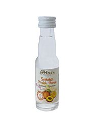 Prinz: Sommer Pfirsich-Orange-Schnaps Mini / 34 % vol / 0,02 Liter-Flasche