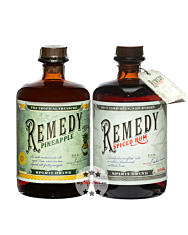 Remedy Set mit Spiced & Pineapple / 40 – 41,5 % Vol. / 2 x 0,7 Liter-Flasche