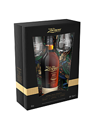 Ron Zacapa 23 Rum – Solera Gran Reserva Geschenkset / 40 % Vol. / 0,7 Liter-Flasche + 2 Nosinggläser