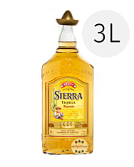 Sierra Tequila Reposado / 38 % Vol. / 3 Liter-Flasche mit goldenem Hut