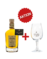 SLYRS Whisky Set: Bavarian Single Malt Whisky + Whisky-Glas / 43 % vol. / 0,35 Liter-Flasche