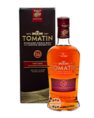 Tomatin 14 Years Highland Single Malt Scotch Whisky Port Casks / 46 % Vol. / 0,7 Liter-Flasche in Geschenkbox