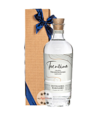 Marzadro Geschenk-Set Grappa La Trentina Tradizionale 41 % vol. 0,7 l in Geschenk-Schachtel