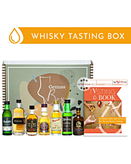 Whisky Tasting Set „Original Miniaturen“ / 40 - 46,3 % Vol. / 7 x 0,05 l in Genuss-Box mit Tasting-Booklet