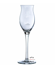 Ziegler Ritzenhoff Obstbrandglas – Kelchglas mit Stiel / 2cl Eichstrich / H: ca. 20 cm