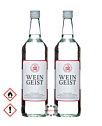 Alm Mand'l: Weingeist / 96 % Vol. / 2 x 1,0 Liter - Flasche