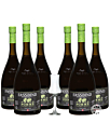 Fassbind: 6 x Alter Apfel - Vieille Pomme / 40% Vol. / 6 x 0,7 Liter + mySpirits Schnapskelch