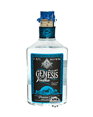 Genesis Vodka: dreifach destillierter Premium Wodka mit Erdfilterung / 44,4 % Vol. / 0,7 Liter-Flasche