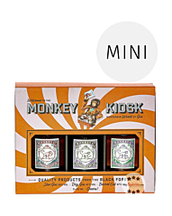 Monkey Kiosk Gin Miniaturen-Probierset / 29 - 47 % Vol. / 5 x 0,05 Liter-Flaschen in Deko-Box