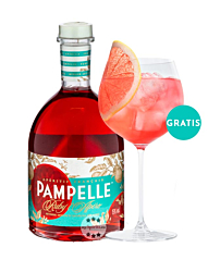 Pampelle Ruby l'Apéro / 15 % vol / 0,7 Liter-Flasche + gratis Pampelle-Glas ***TREUEAKTION