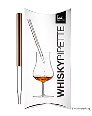 Eisch Whisky-Pipette Gentleman Kupfer im Geschenkkarton / L: 170 mm, Ø 8 mm