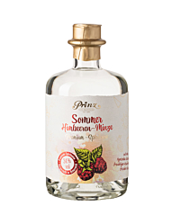 Prinz: Sommer Himbeeren-Minze Spirituose / 34 % vol. / 0,5 Liter-Flasche