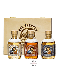 St. Kilian Bud Spencer Whisky-Probierset / 33 - 49 % vol / 3 x 0,05 Liter-Flasche in Geschenkbox