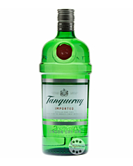 Tanqueray London Dry Gin Imported – Der Klassiker für Martini & Co / 47,3 % Vol. / 1,0 Liter-Flasche