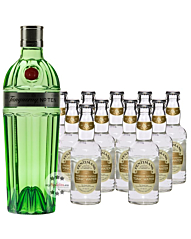 Tanqueray Gin (47,3% Vol., 0,7L) & 11x Fentimans Tonic (0,2L) inkl. 2,75€ Pfand