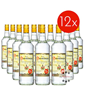 12 x Prinz: Hausschnaps mit Marille Kombi / 34 % Vol. / 12 x 1,0 Liter-Flasche