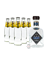 Steinhauser See Gin (48% Vol., 0,7 L) & 5 x Schweppes Indian Tonic Water (0,2 L) inkl. 0,50€ Pfand