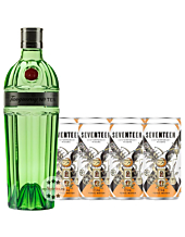 Gin Tonic Set: Tanqueray No. Ten Gin (47,3 % Vol. / 0,7 Liter) + 8 x 1724 Tonic Water (0,2 Liter) inkl. 2,00 € Pfand