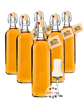 Prinz: Alte Waldhimbeere Kombi / 41 % Vol. / 6 x 1,0 Liter-Flasche + 1 x mySpirits Schnapskelch