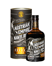 Austrian Empire Navy Rum A.E.N.R. Cognac Cask / 46,5 % Vol. / 0,7 Liter-Flasche in Geschenkdose