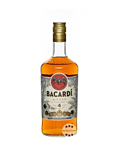 Bacardi Añejo Cuatro Aged 4 Years Gold Rum / 40 % Vol. / 0,7 Liter-Flasche