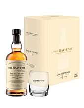 The Balvenie Double Wood 12 Jahre Single Malt Scotch Whisky / 40 % Vol. / 0,7 Liter-Flasche in Geschenkset