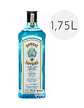 Bombay Sapphire London Dry Gin / 40 % Vol. / 1,75 Liter-Flasche