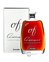 Bonollo Of Amaro Kräuterlikör / 30 % Vol. / 0,7 Liter-Flasche in Geschenkkarton